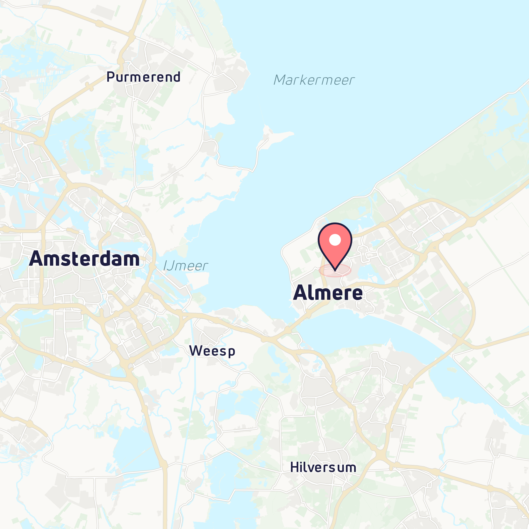 Nuestra sede en Almere, los Países Bajos